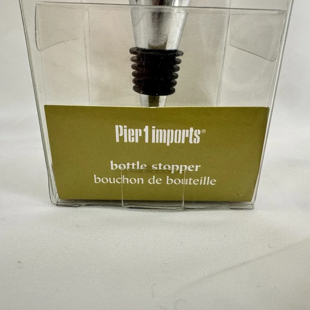 Pier 1 Imports Bottle Stopper Multi Color‎ Art Glass Wine Bottle Topper 460/4604
